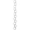 12 Pack: Silver Metal Loop Frame Beads, 17mm by Bead Landing™